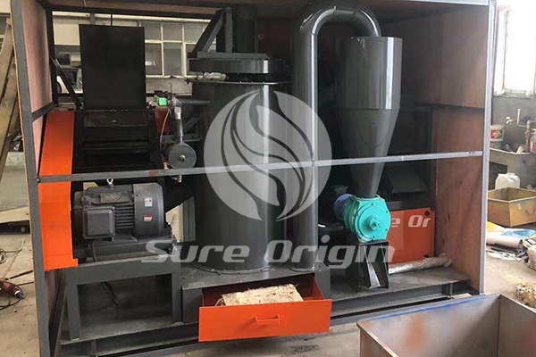 Granulador de cables de desecho de pequena capacidad SY-C-400 en Vietnam