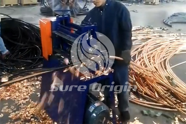 Máquina peladora de cables de cobre India